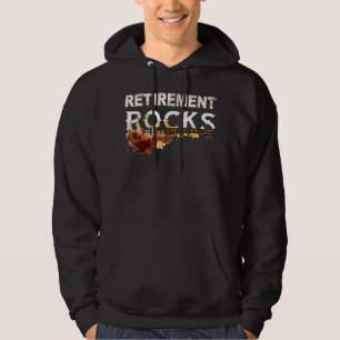 Ruhestätte Rocks Gitarre Alte Rockers müde Hoodie