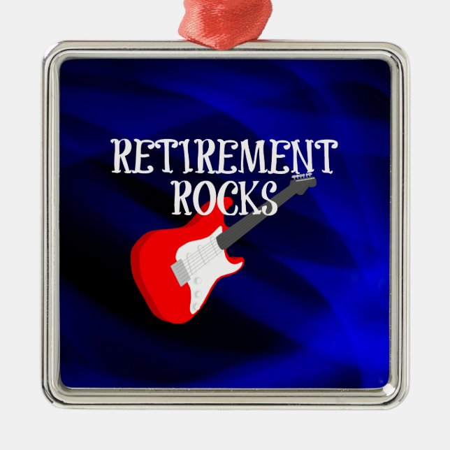 Ruhestätten, Rockgitarre, Ornament Aus Metall (Vorne)