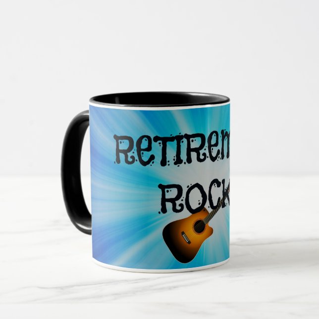Ruhestücke - kundenspezifisches Gitarrendesign Tasse (Vorderseite Links)