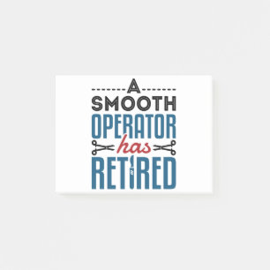 Ruhesuchende Chirurgin Ein leiser Bediener hat sic Post-it Klebezettel