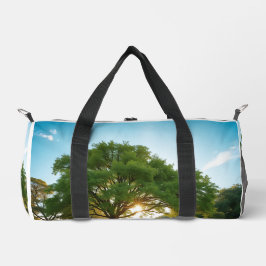 Ruhezeit mit einem großen Baum Duffle Bag