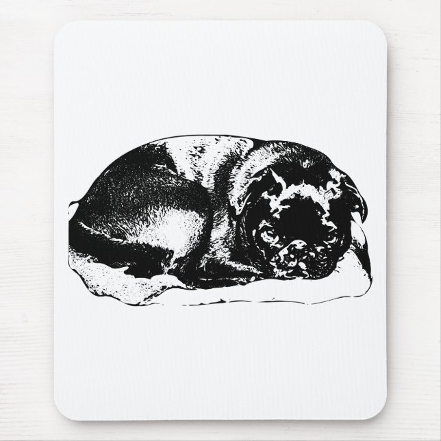 Ruhig dort, wo Sie arbeiten Mousepad (Vorne)