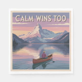 Ruhig gewinnt auch serviette