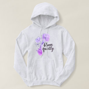 Ruhig Selbstbewusst Zitat Sweatshirt Erblühen Stil