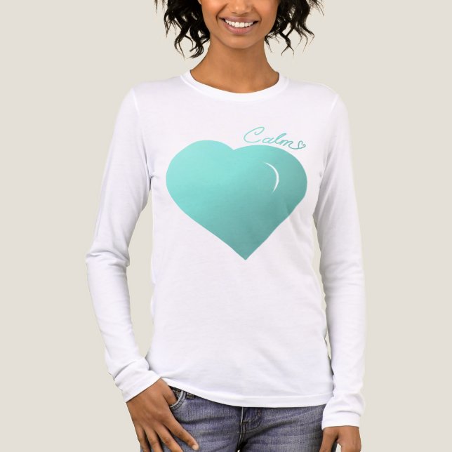 Ruhig -  Tri-Blend shirt (Vorderseite)