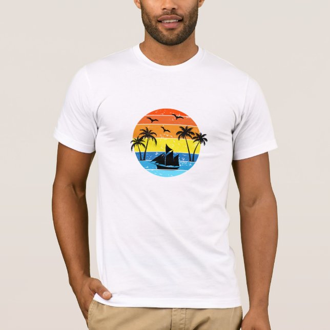 ruhig tropisch T-Shirt (Vorderseite)