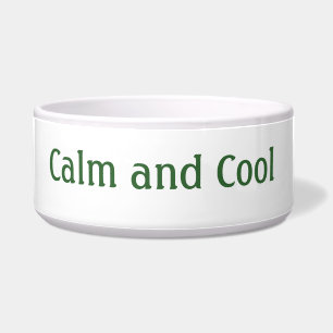 Ruhig und cool lustiges Haustier Napf