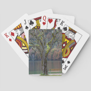 Ruhige Bank am See, Deutschland Spielkarten