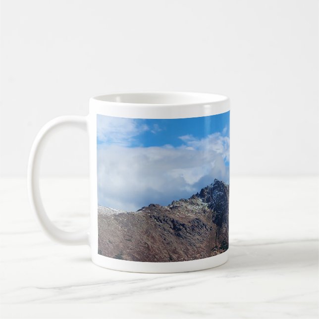 Ruhige Berglandschaft Kaffee Tasse (Links)