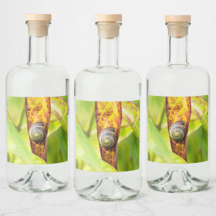 ruhige Bindung Alkoholflaschenetikett