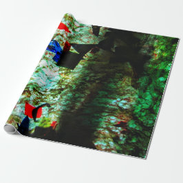 Ruhige blaue Textur Geschenkpapier, Glatte Textur Geschenkpapier