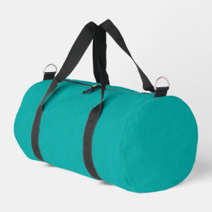 Ruhige & einfache Türkis strukturierte Hintergrund Duffle Bag