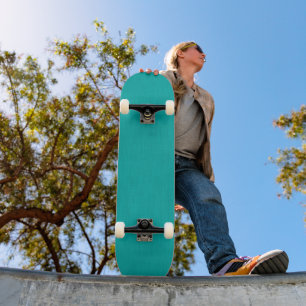 Ruhige & einfache Türkis strukturierte Hintergrund Skateboard