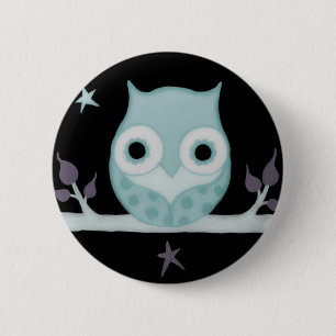 Ruhige Eule Button