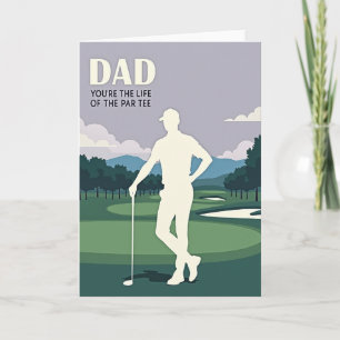 Ruhige Fathers Day Danksagungskarte Karte