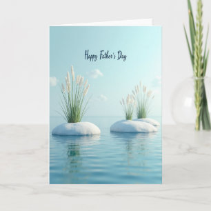 Ruhige Fathers Day Szene Karte
