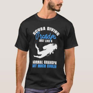 Ruhige Grandpa Scuba Schnorcheltaucher T-Shirt