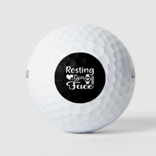 Ruhige Gymnastik-Fitnessstudio-Workout-Fitness-Fun Golfball