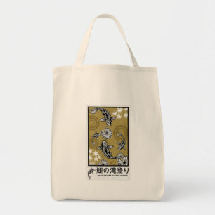 Ruhige japanische Carpo-Kunst Tragetasche