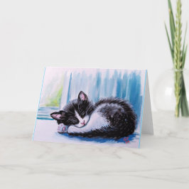 Ruhige Kitten Grußkarten Karte