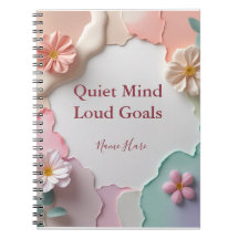 Ruhige Mind Loud Goals - Individuelle Name Motivie