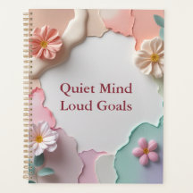 Ruhige Mind Loud Goals - Individuelle Name Motivie