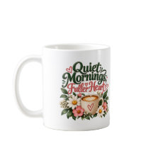 Ruhige Morgenstunden voller Herz Kaffee Liebhaber