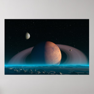 Ruhige Nacht - Platzdruck Poster