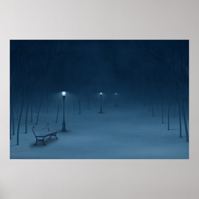 Ruhige Nacht Poster (Vorne)