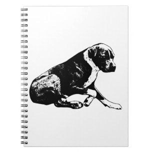 Ruhige Notizen, canine Fokus Notizblock