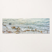 Ruhige Ozean-Küstenlinie Klare Wasser Strand