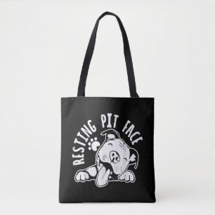 Ruhige Pit Face Funny Dog Pitbull Meme Tasche