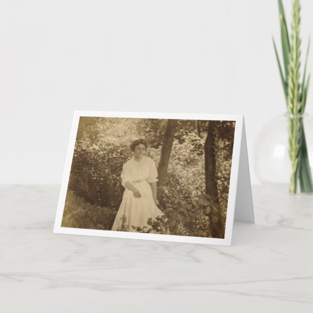 Ruhige Reflexion Karte (Vorderseite)