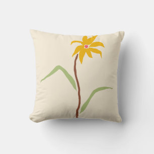 Ruhige Retro-Zitrusblüte Kissen