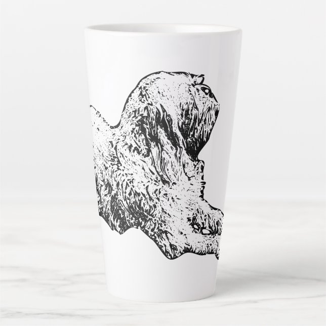 Ruhige Ruhe in Tinte Milchtasse (Vorderseite)