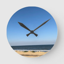Ruhige schicke, moderne Strandwache blaue Uhr
