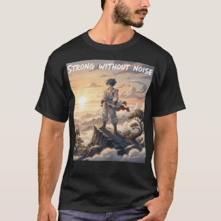 Ruhige Stärke Anime Gym Motivation T-Shirt