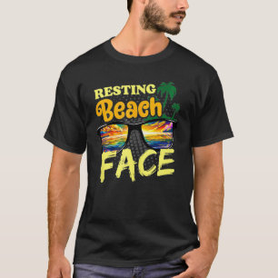 Ruhige Strandfrische Sonnenbrille Sommerurlaub Str T-Shirt