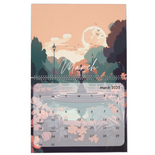 Ruhige Szenen 2025 Kalender