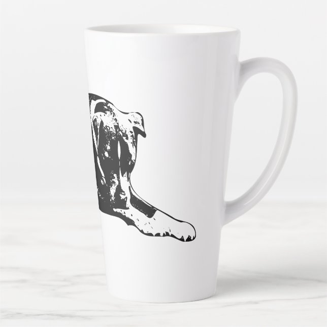 Ruhige Tasse des Hundes (Rechts)