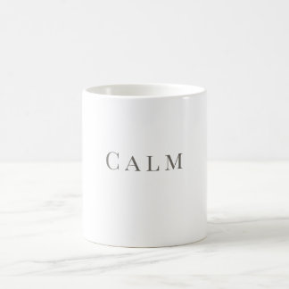 Ruhige Tasse – Minimalistisches Typografie-Design