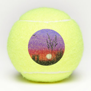 Ruhige Tennis Balls Lake Sunset Tennisbälle