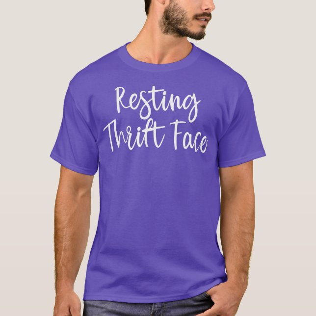 Ruhige Terrasse Funny Meme Shopping T-Shirt (Vorderseite)