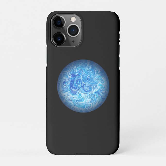 Ruhige Tide Fluid Art Phone Case iPhone 11 Pro Hülle (Rückseite)