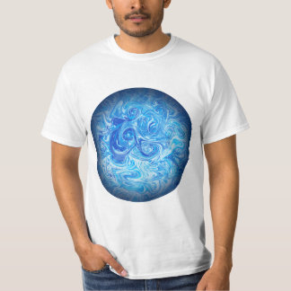 Ruhige Tide Fluid Art T-Shirt