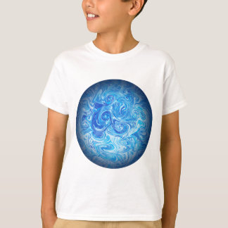 Ruhige Tide Fluid Art T-Shirt