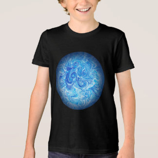 Ruhige Tide Fluid Art T-Shirt Tri-Blend Shirt