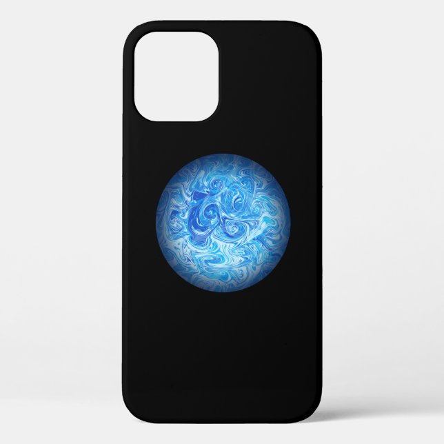 Ruhige Tide Fluid Art Telefonhülle iPhone 12 Case-Mate iPhone Hülle (Rückseite)