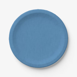 Ruhige und einfache, texturierte blaue Hintergrund Pappteller