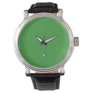 Ruhige und einfache visuelle grüne texturierte Hin Armbanduhr